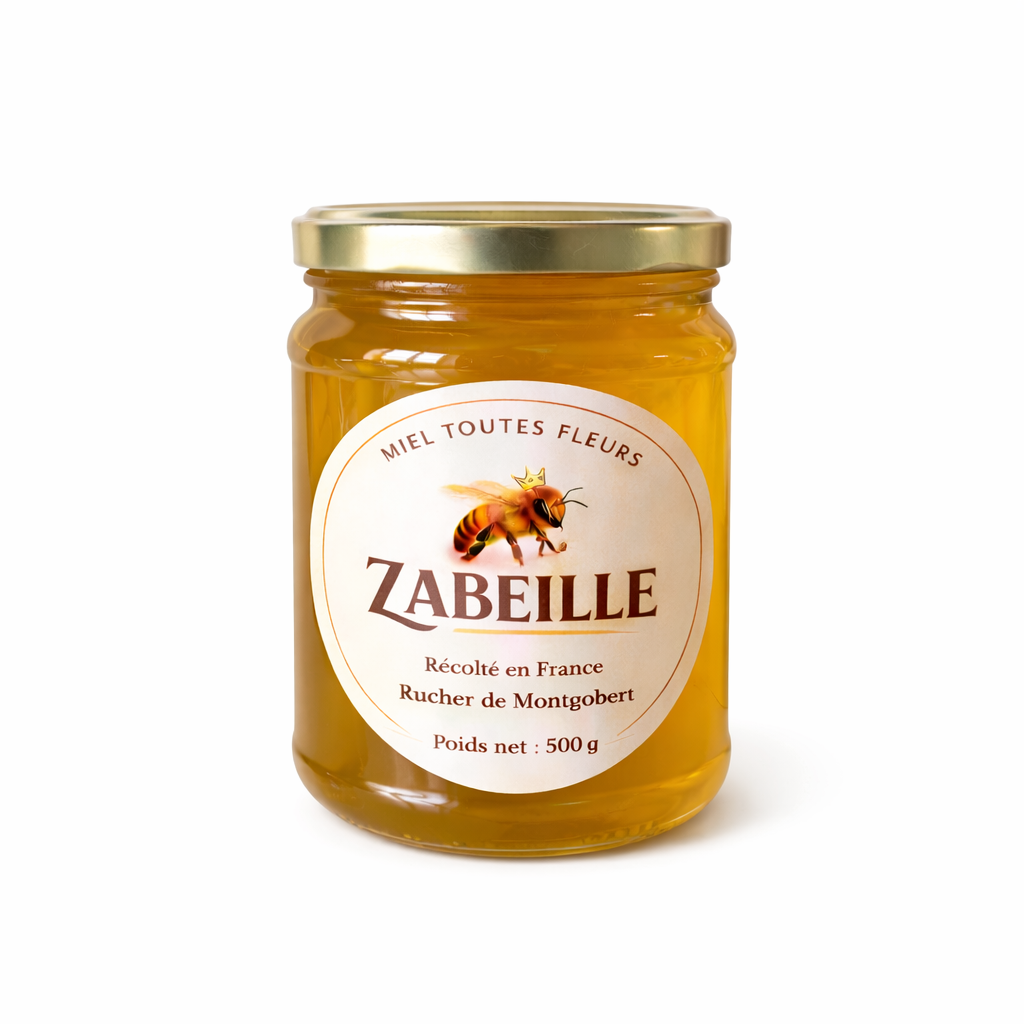 Miel toutes fleurs ÉTÉ- 500 g - Montgobert (Aisne)