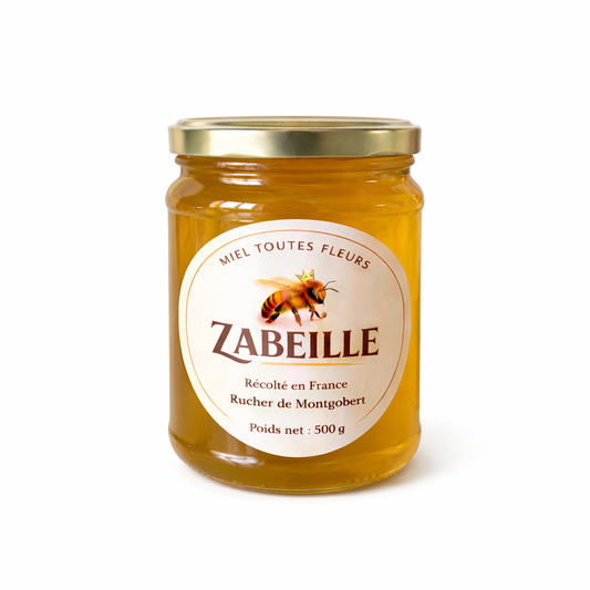 Miel toutes fleurs ÉTÉ- 500 g - Montgobert (Aisne)